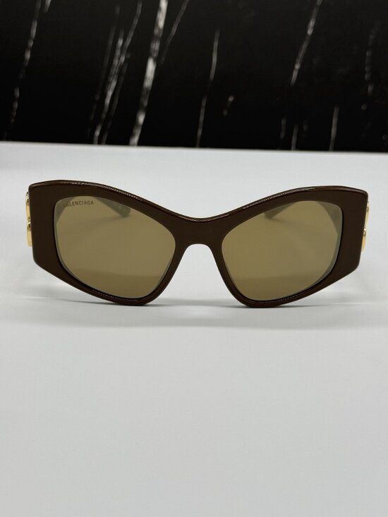 NEW BALENCIAGA BB0287S 003 BROWN CAT EYE WOMEN SUNGLASSES BALENCIAGA EYEWEAR main image 9